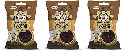 Exclusively Dog Sandwich Creme Cookies Dog Biscuits Treats - Peanut Butter and C - 8 Oz  