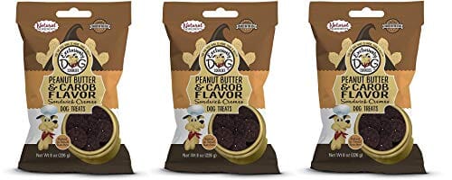 Exclusively Dog Sandwich Creme Cookies Dog Biscuits Treats - Peanut Butter and C - 8 Oz
