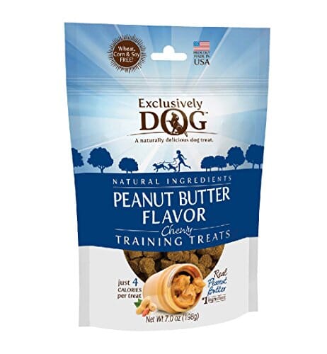 Exclusively Dog Training Treats Soft and Chewy Dog Treats - Peanut Butter - 7 Oz  