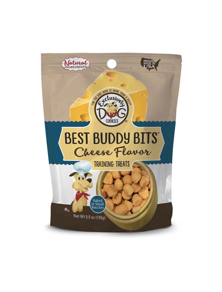 Exclusively Pet Best Buddy Bits Dog Treats Cheese - 5.5 Oz  