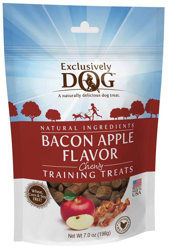 Exclusively Pet Chewy Dog Training Treats - Bacon & Apple - 7 Oz  