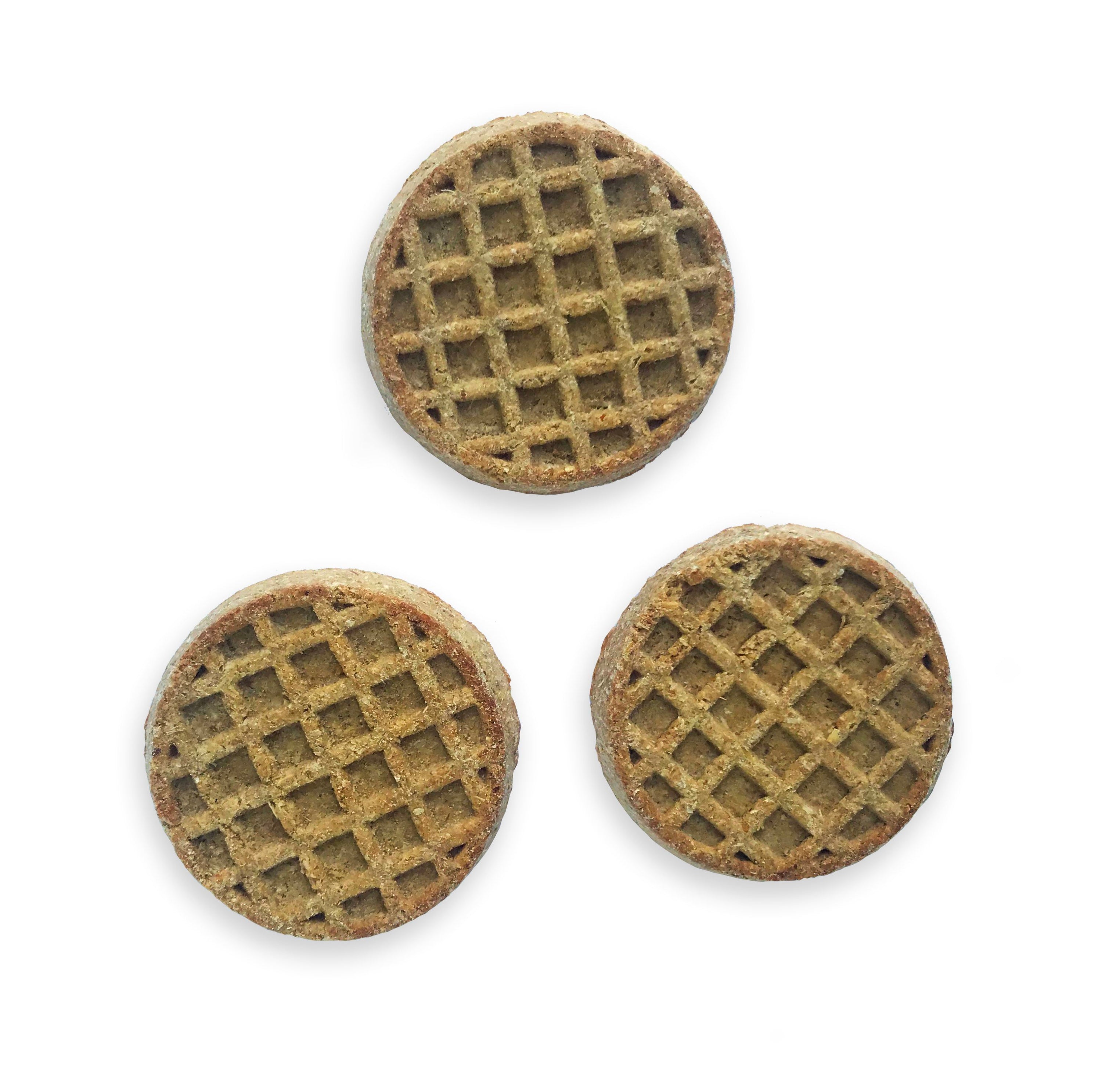 Exclusively Pet Dog Wheat/Corn/Soy Free Waffles - Peanut Butter - 16 lb  