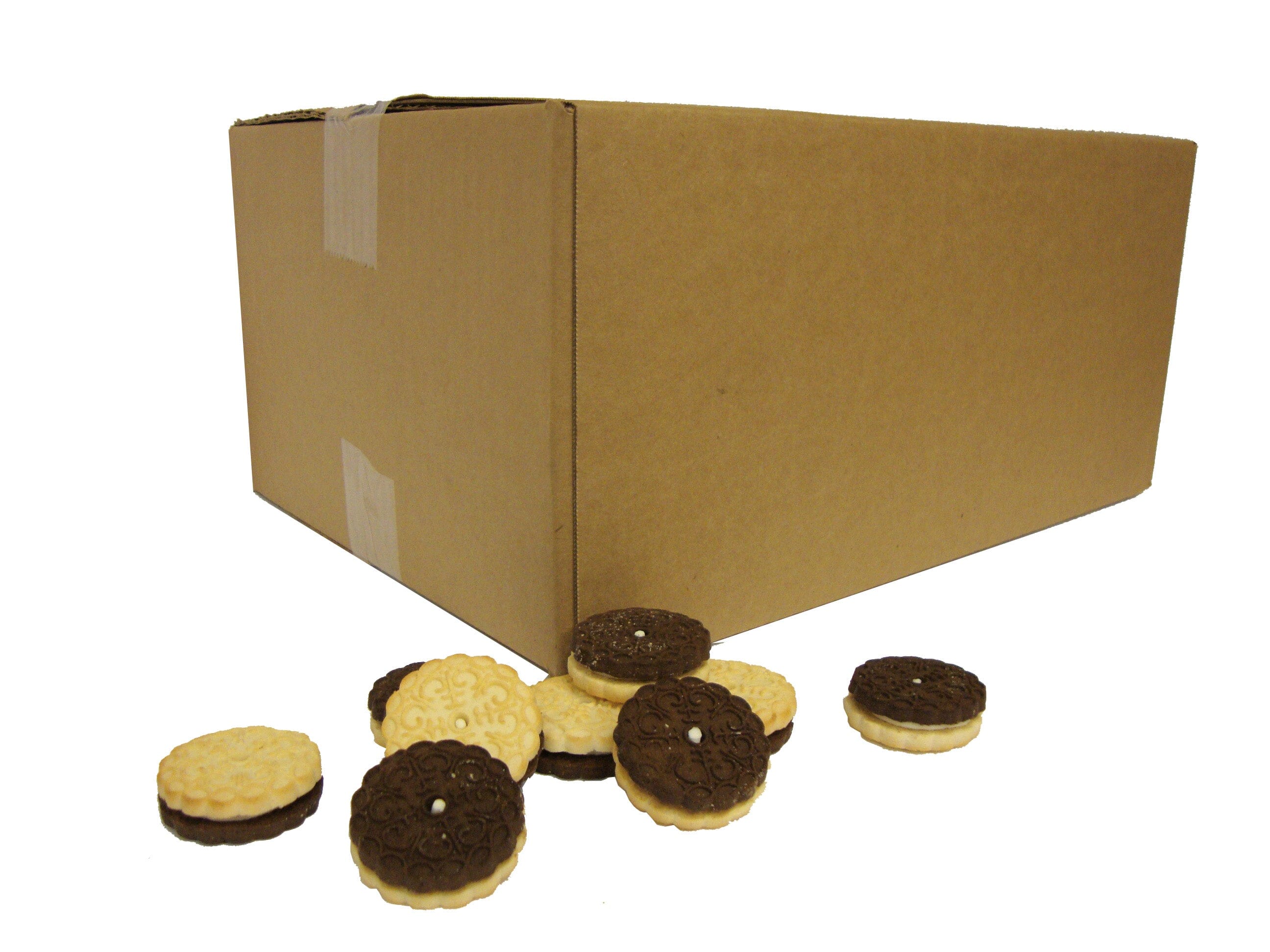 Exclusively Pet Sandwich Cremes Dog Cookies - 14 lb  