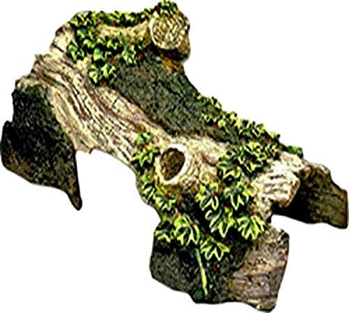 Exotic Environments Bent Log Hide-Away Resin Aquatics Decoration - Small  