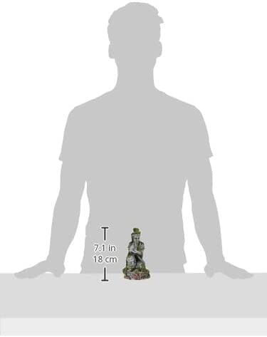 Exotic Environments Buddha Statue with Moss Resin Aquatics Decoration - Gray - Medium