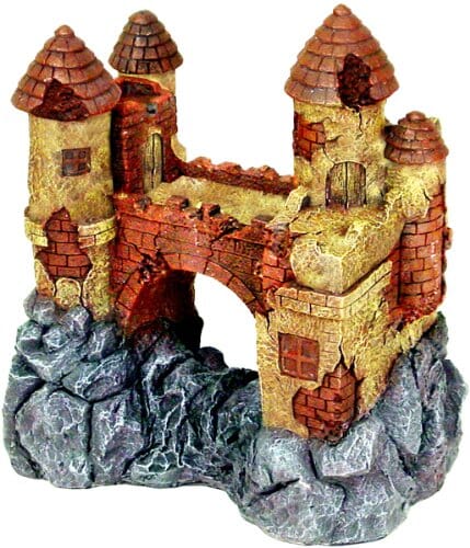 Exotic Environments Castle with Bridge Resin Aquatics Decoration - Jumbo  