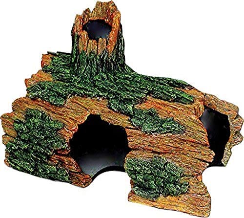 Exotic Environments Exotic Environment Hollow Log Resin Aquatics Decoration - Purple - Large  