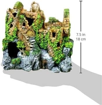 Exotic Environments Forgotten Ruins Resin Aquatics Decoration - Gray/Brown - Medium  