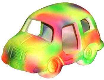 Exotic Environments Funky Fluorescents Automobile Resin Aquatics Decoration - Tie Dye - Small  