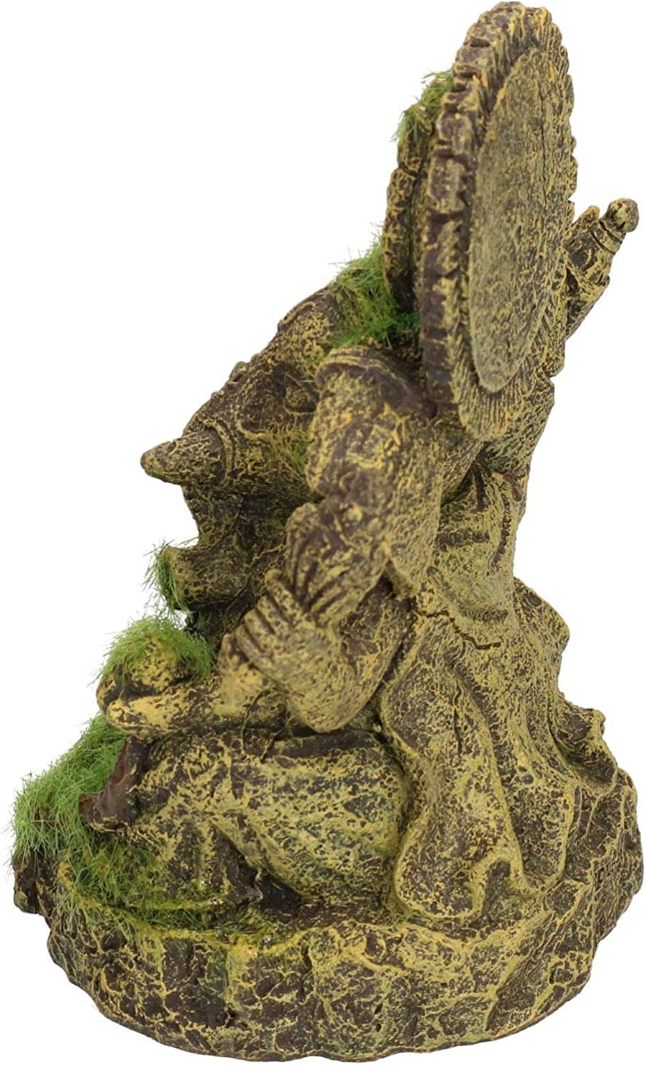 Exotic Environments Ganesha Statue with Moss Resin Aquatics Decoration - Medium  