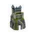 Exotic Environments Mountain Top Castle With Moss Resin Aquatics Decoration - Gray/Brown - Small  