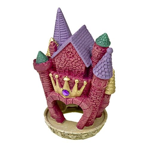 Exotic Environments Princess Castle Resin Aquatics Decoration - Pink - Medium