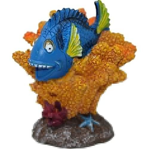 Exotic Environments Relaxing Tang Resin Aquatics Decoration - 3.75 X 3.25 X 4 In  