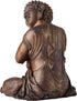 Exotic Environments Resting Buddha Statue Resin Aquatics Decoration - Brown - Medium  