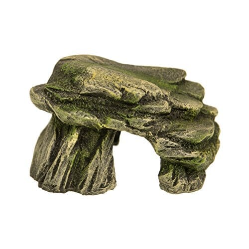 Exotic Environments Rock Cave Resin Aquatics Decoration - Green - Small  