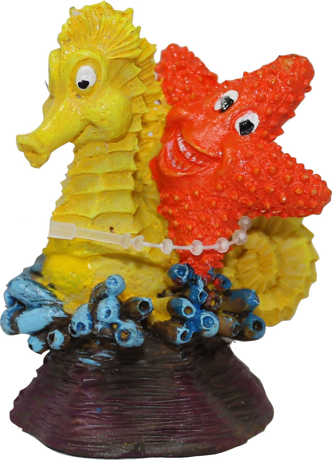 Exotic Environments Seahorse & Star Resin Aquatics Decoration - 2 X 1.5 X 2.5 In  