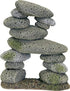 Exotic Environments Tall Pebble Archway Resin Aquatics Decoration - Gray - Large  