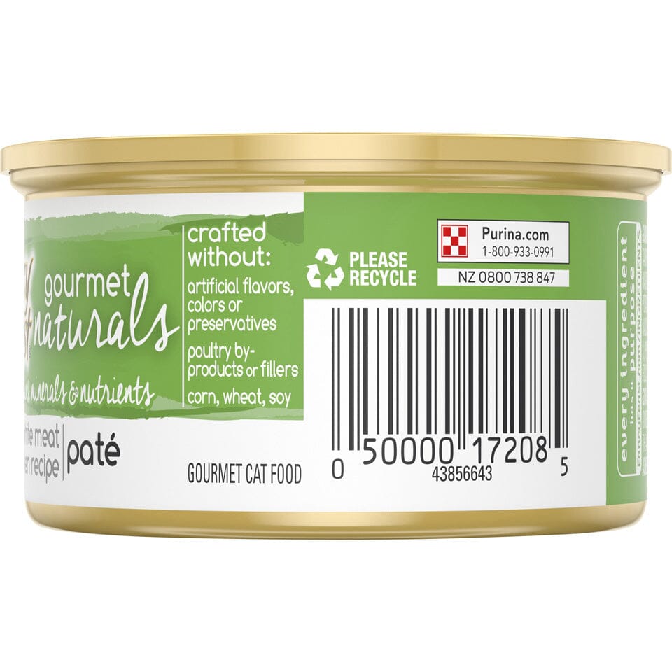 Fancy Feast Gourmet Naturals Grain-Free Pate White Meat Chicken Recipe Adult Wet Cat Food  