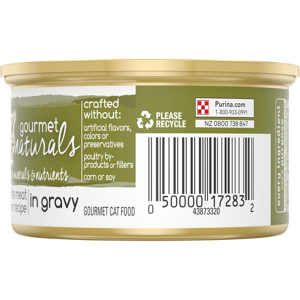 Fancy Feast Gourmet Naturals White Meat Chicken Recipe In Gravy Natural Wet Cat Food  