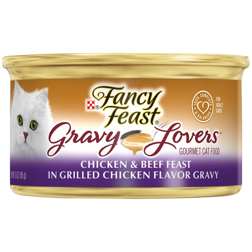 Fancy Feast Gravy Lovers Chicken & Beef Feast In Gravy Canned Cat Food  