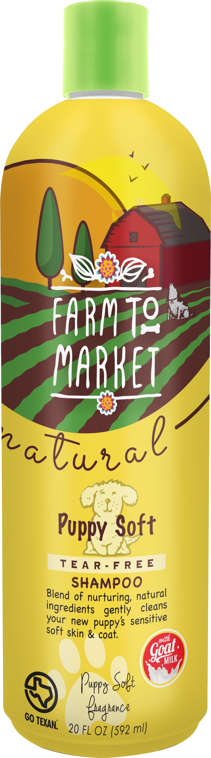Farm to Market Natural Puppy Soft TearFree Shampoo with Goat Milk 2 Pet Life