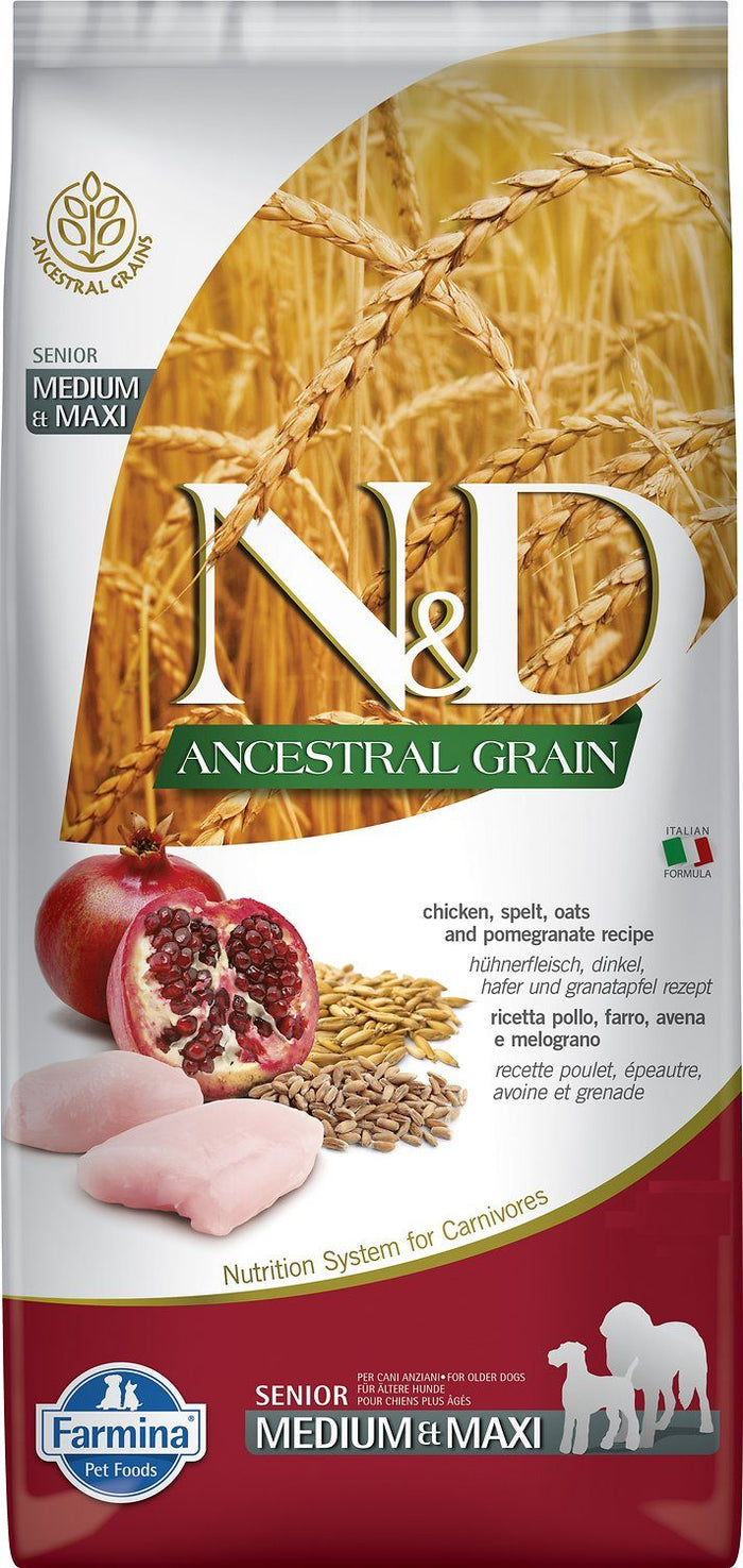Farmina Ancestral Grain Chicken & Pomegranate Adult Maxi/Giant Dry Dog Food - 26.4 lb Bag