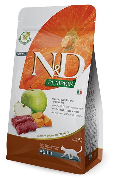 Farmina Grain-Free Pumpkin Venison Dry Cat Food - 11 lb Bag