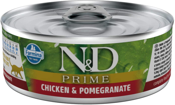 Farmina N&D Prime Chicken & Pomegranate Canned Cat Food - 2.8 oz - Case of 12