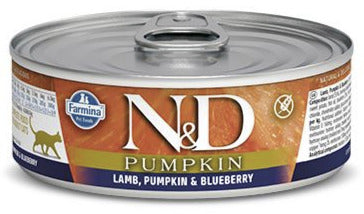 Farmina N&D Pumpkin Lamb, Pumpkin & Blueberry Canned Cat Food - 2.8 oz - Case of 12  