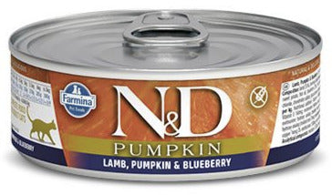 Farmina N&D Pumpkin Lamb, Pumpkin & Blueberry Canned Cat Food - 2.8 oz - Case of 12