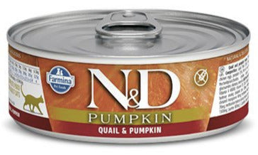 Farmina N&D Pumpkin Quail, Pumpkin & Pomegranate Canned Cat Food - 2.8 oz - Case of 12  