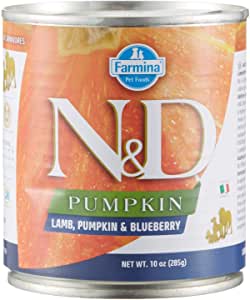 Farmina N&D Pumpkin Starter Baby Lamb, Pumpkin & Blueberry Canned Dog Food - 10 oz - Case of 6  