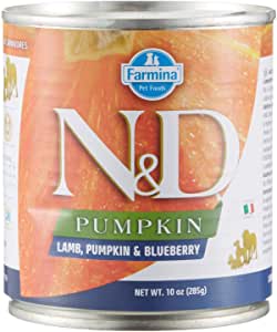 Farmina N&D Pumpkin Starter Baby Lamb, Pumpkin & Blueberry Canned Dog Food - 10 oz - Ca...