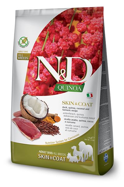 Farmina N&D Quinoa Duck Neutered Medium and Maxi Dry Dog Food - 26.4 lb Bag