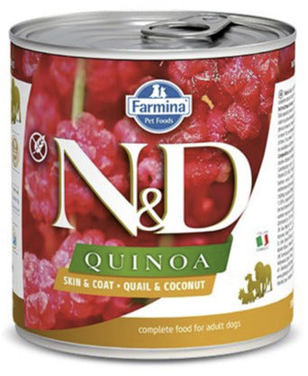 Farmina N&D Quinoa Skin & Coat Quail & Coconut Canned Cat Food - 2.8 oz - Case of 12  