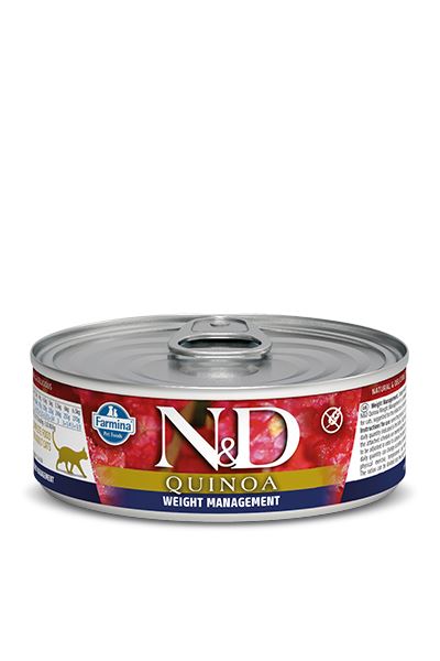 Farmina N&D Quinoa Weight Management Lamb Canned Cat Food - 2.8 oz - Case of 12