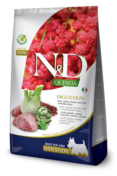 Farmina Quinoa Digestion Lamb Mini Dry Dog Food - 5.5 lb Bag