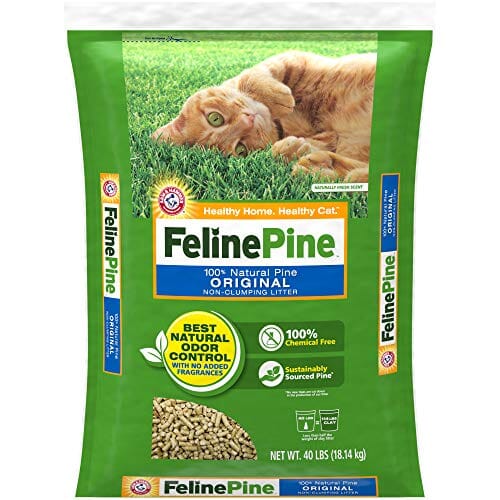 Feline Pine Arm & Hammer Original Cat Litter - Pine - 40 Lbs  