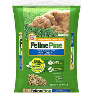Feline Pine Arm & Hammer Original Cat Litter - Pine - 40 Lbs