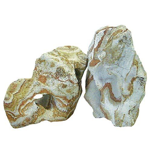 Feller Stone Carved Rainbow Rock - Large - Pack of 5  