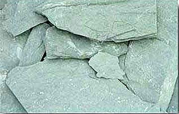 Feller Stone Slate Rock - Green - 50 lb - Pack of 50 lbs  