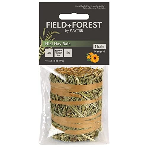 Field + Forest Mini Hay Bales Small Animal Hay - Marigold - 3.5 Oz