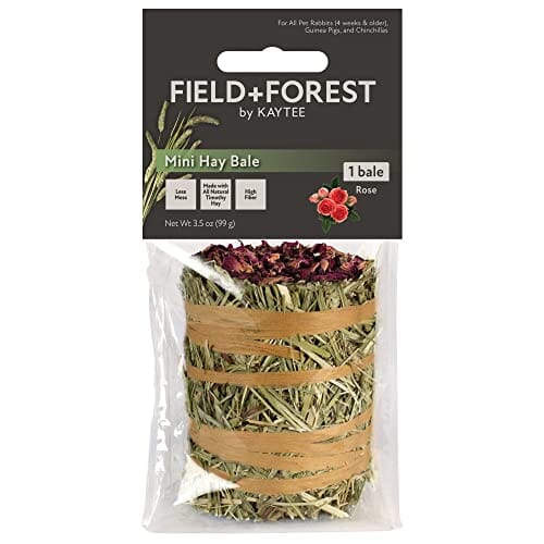 Field + Forest Mini Hay Bales Small Animal Hay - Rose - 3.5 Oz