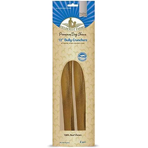 Fieldcrest Farms Bully Crunchers Beef Dog Bully Sticks and Natural Chews - Beef - 12 In...