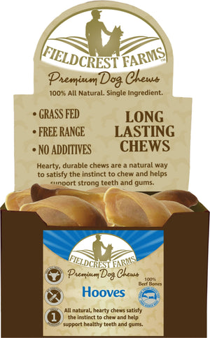 Fieldcrest Farms Hooves Natural Dog Chews - 75 Pack