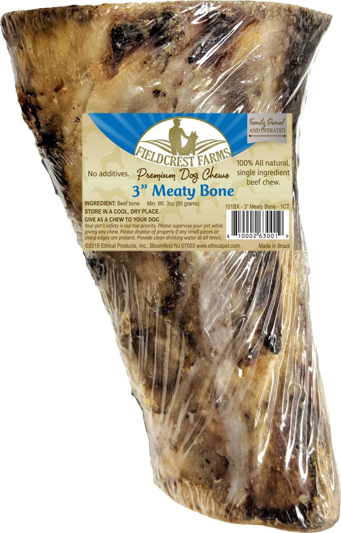 Fieldcrest Farms Meaty Bones Natural Dog Chews - 3 In - 30 Pack