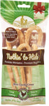 Fieldcrest Farms Nothin' To Hide Holiday Candy Cane Natural Dog Chews - Chicken - Mini - 6 Pack  