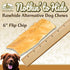 Fieldcrest Farms Nothin' To Hide Rawhide Alternative Flip Chips Natural Dog Chews - Peanut Butter - 8 Pack  