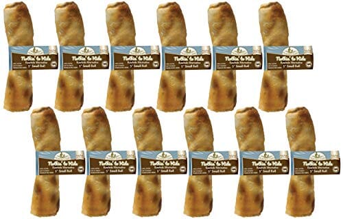 Fieldcrest Farms Nothin' To Hide Rawhide Alternative Rolls Natural Dog Chews - Beef - 5 In - 24 Pack  