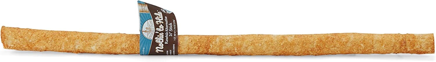 Fieldcrest Farms Nothin' To Hide Rawhide Alternative Rolls Natural Dog Treats - Beef - 24 In - 6 Pack  